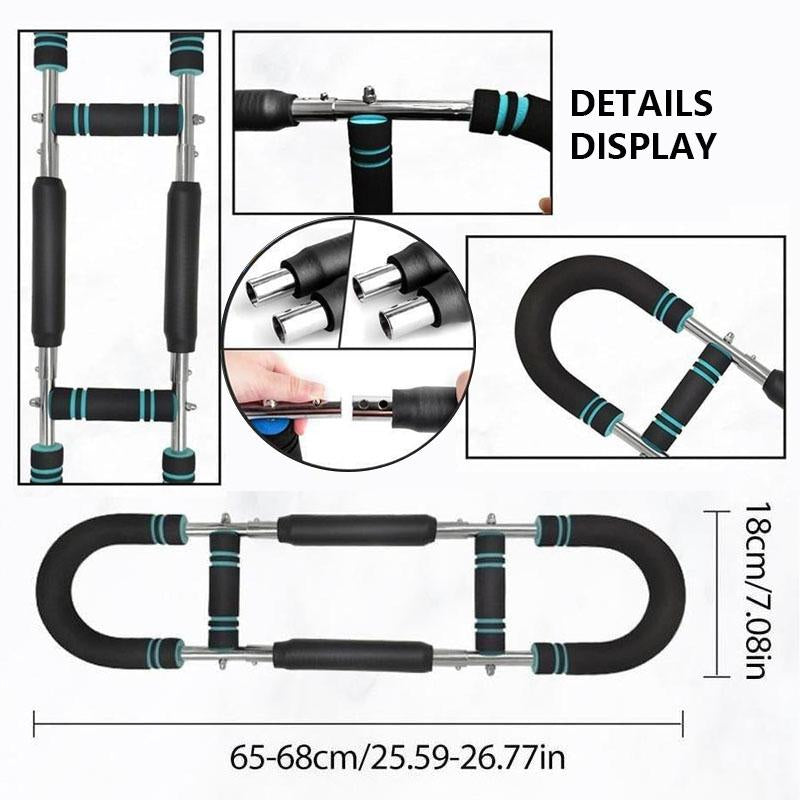 U-Shaped Arm Trainer Chest Workout Strengthen Chest and Arm Muscles Men'S Fitness Trainer Detachable Portable Spring Resistance Home Fitness Equipment Outdoor Fun
