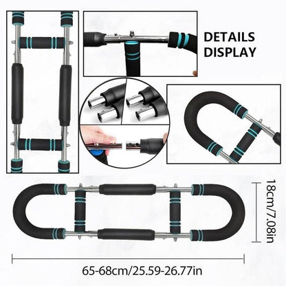 U-Shaped Arm Trainer Chest Workout Strengthen Chest and Arm Muscles Men'S Fitness Trainer Detachable Portable Spring Resistance Home Fitness Equipment Outdoor Fun
