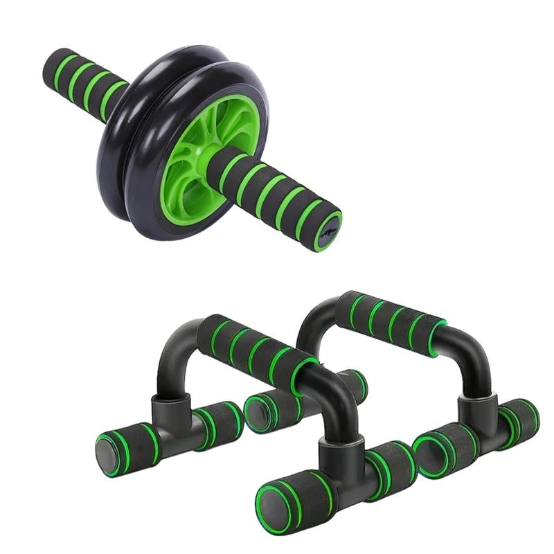 Ab Roller Wheel Workout Equipment, Abdominal Fitness Wheel for Core Muscle Training, Home Gym Exercise Roller for Abs, Arms & Back Strengthening Independence Day Tiktokshopbacktoschool，Tummy Exercise Equipment