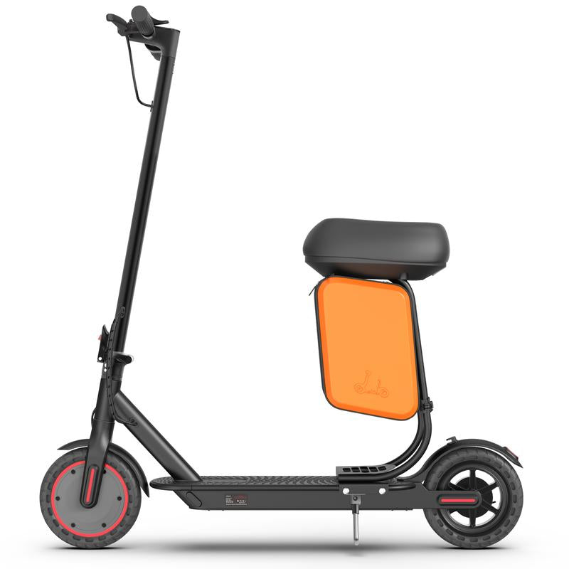 Adult Electric Scooter – 19 MPH Maximum Speed, 350W Motor, Foldable Commuter Design with App Control, Seat, and Storage Bag