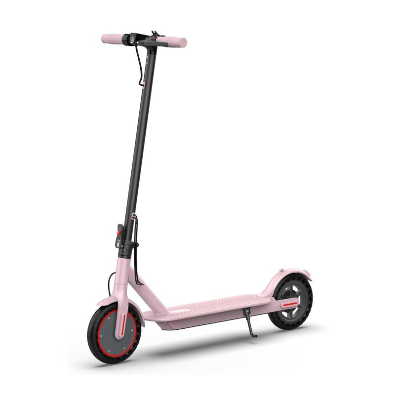 Adult Electric Scooter – 19 MPH Maximum Speed, 350W Motor, Foldable Commuter Design with App Control, Seat, and Storage Bag