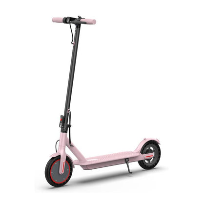 Adult Electric Scooter – 19 MPH Maximum Speed, 350W Motor, Foldable Commuter Design with App Control, Seat, and Storage Bag