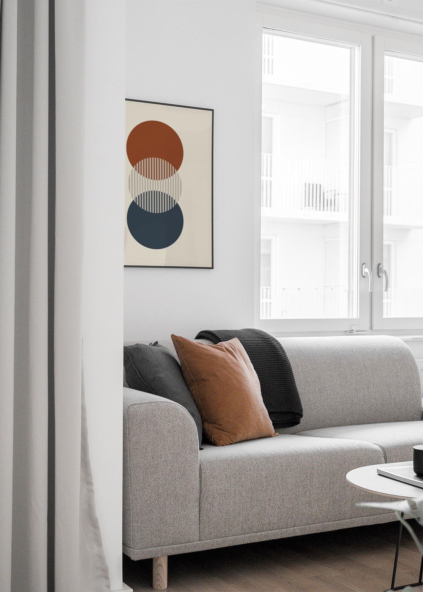 Midcentury Circles Trio-1