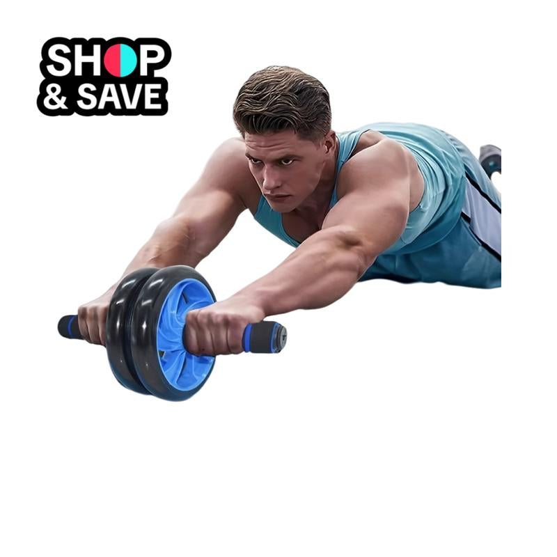 Ab Roller Wheel Workout Equipment, Abdominal Fitness Wheel for Core Muscle Training, Home Gym Exercise Roller for Abs, Arms & Back Strengthening Independence Day Tiktokshopbacktoschool，Tummy Exercise Equipment