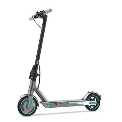 Foldable Electric Scooter, 8.5"Tires, up to 17/22 Miles Range, 350W Motor & 19 MPH Portable Folding Commuting Electric Scooter for Adults with Double Braking System and App