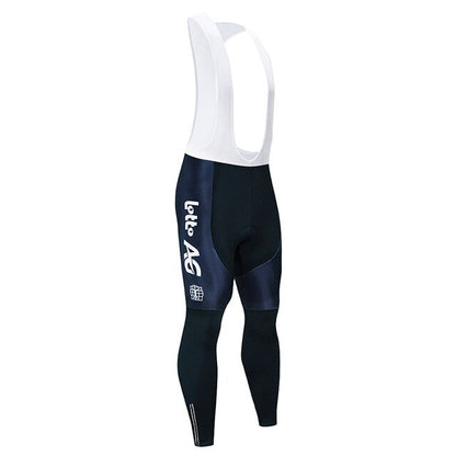 Spring/Autumn Belgium Cycling Jersey 9D Bib Set MTB Uniform Bike Clothing Quick Dry Bicycle Clothes Men‘s Long Cycling Wear-7