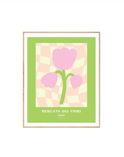 Retro Flower Market 18-0